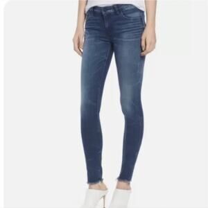 Hudson Krista Ankle Super Skinny Raw Hem Size 27